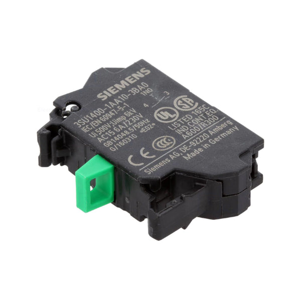 Siemens 3SU1 Blue Push Button w/ 3SU1400-1AA10-1BA0