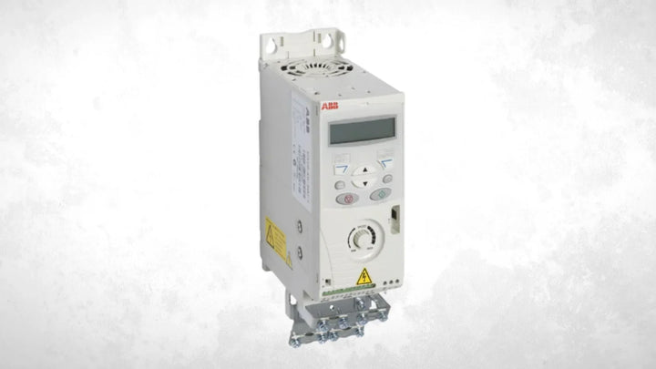 ABB ACS150 compact variable frequency drive for simple industrial motor control applications 