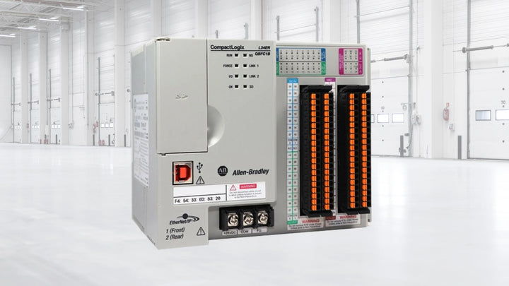 Allen-Bradley CompactLogix CPU module used for scalable industrial automation control"