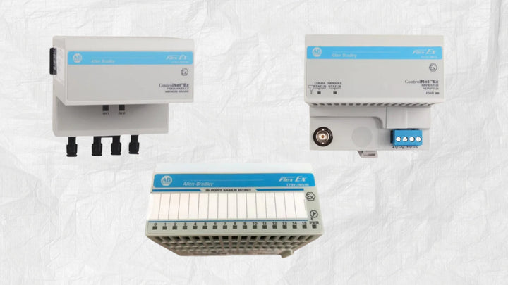 Allen-Bradley ControlNet EX Communication Module for reliable industrial automation network connectivity.