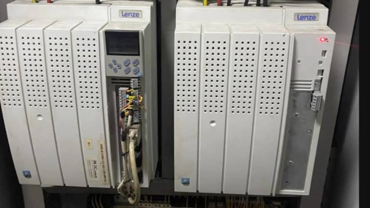 Lenze EMB9343-E regenerative power supply module front view