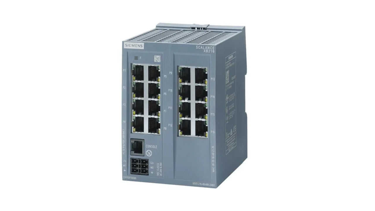 Siemens Industrial Networking SIMATIC NET 6GK switches, communication modules, and PROFINET cables for automation systems.