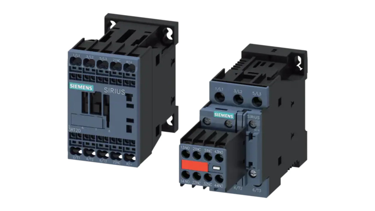 Siemens SIRIUS Contactors – reliable motor and load control for industrial automation, HVAC, and manufacturing applications