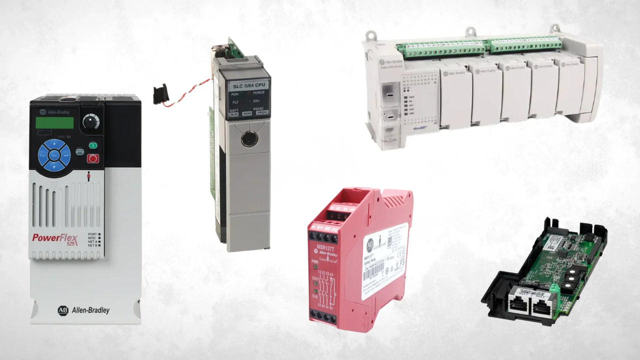 Allen-Bradley PowerFlex, Micro850, SLC, MSR127T safety relay – maintenance parts 2025