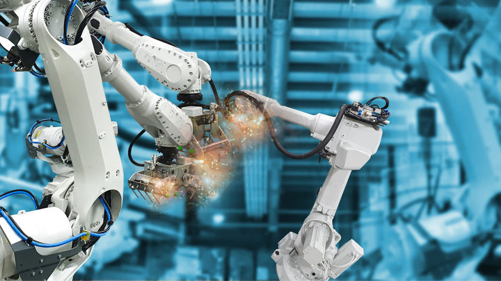 Industrial automation parts including PLCs, HMIs, servo drives, sensors, and more