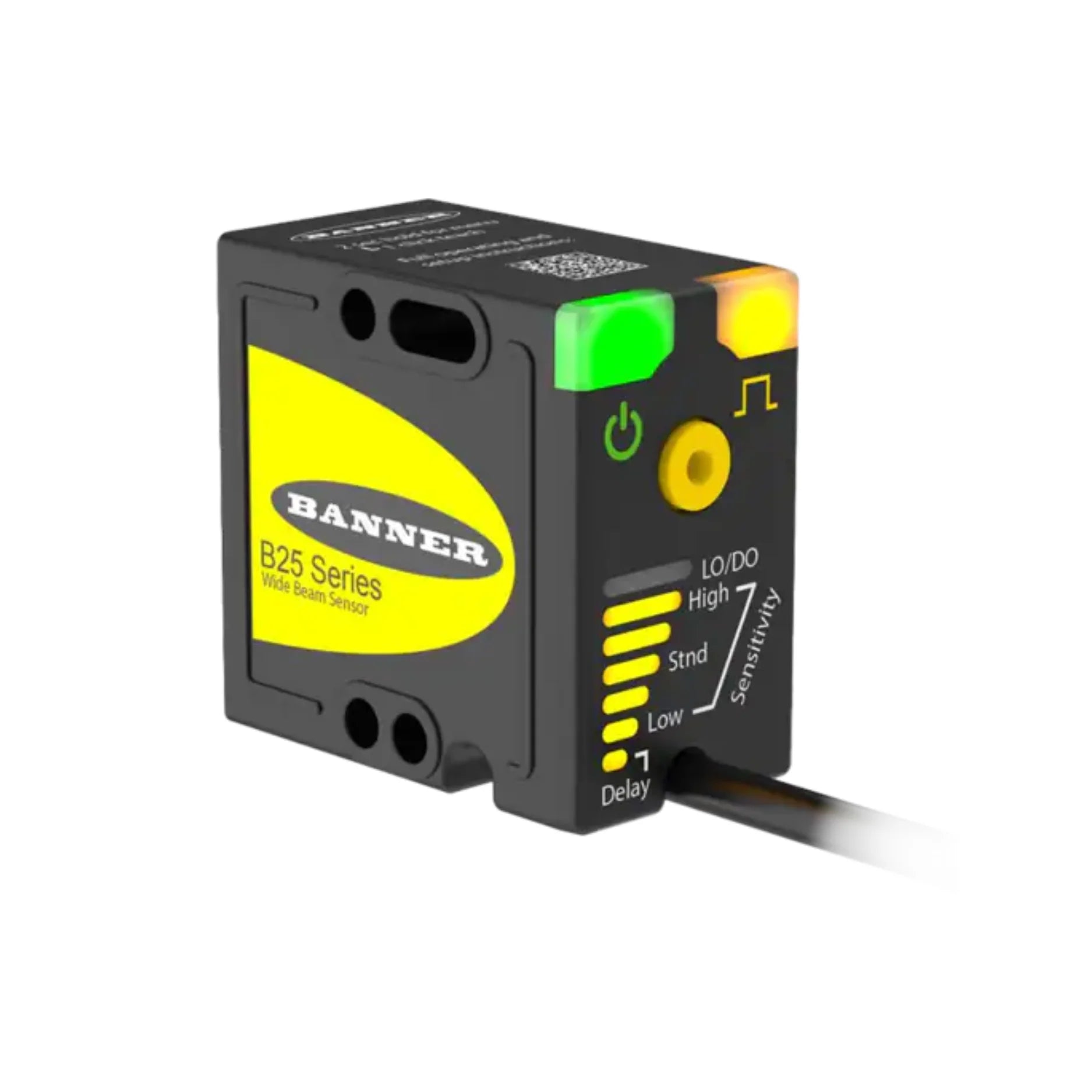 Banner Engineering industrial sensors, safety controllers, LED indicators, and automation devices for smart manufacturing.