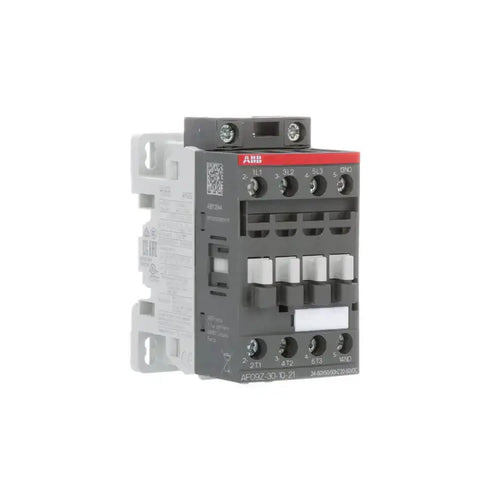 ABB contactors and contactor relays – AF and AS series with compact design, screw and push-in terminals, for industrial control applications