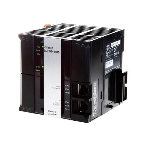 Omron NJ Series Controller CPU and Power Supply Units for industrial automation