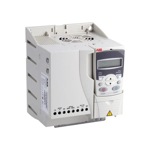 ABB ACS350 drive for general-purpose motor control in industrial applications with compact size and flexible setup
