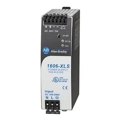 Allen-Bradley 1606-XLS high-performance DIN rail power supply with diagnostics and power boost features