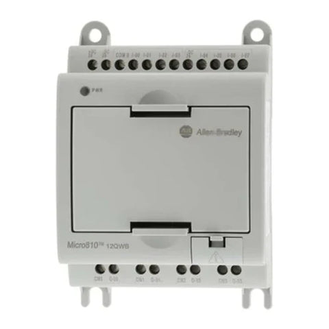 Allen-Bradley Micro810 PLC with built-in I/O and USB port for small standalone control applications