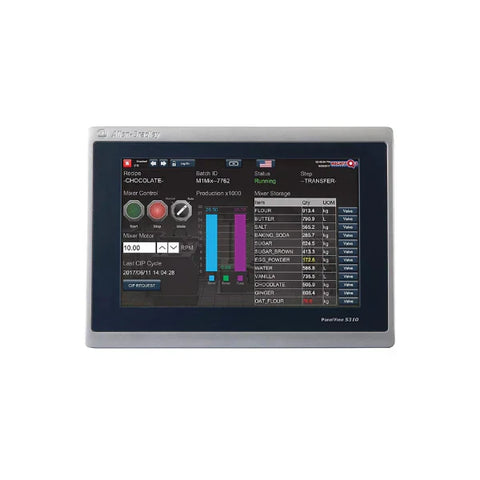 Allen-Bradley PanelView 5310 HMI terminals with touchscreen and Logix integration