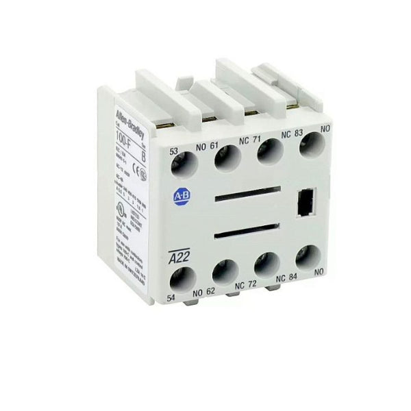 Allen-Bradley 100-FA40 Auxiliary Contact Block, 4 N.O. Contacts, Front Mount for Bulletin 100-C &amp; 100S-C Contactors  Meta Description: