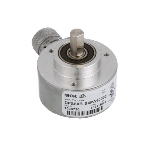 Sick DFS60B-S4PA10000 (1036720) high-precision incremental encoder for industrial automation, ensuring accurate position tracking and durability.