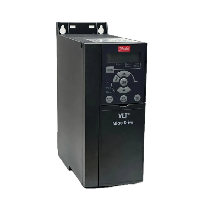 Danfoss 132F0007 VLT FC-51 Micro Drive 0.75 kW, 4.2 A, 230V for compact automation motor control.
