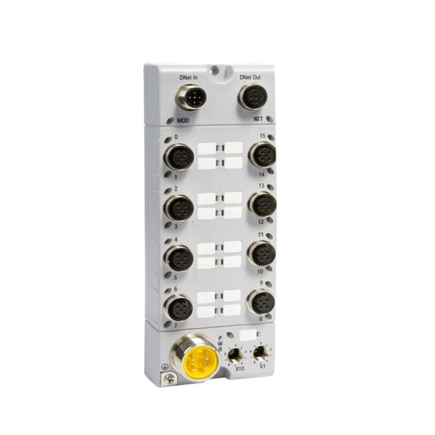 Allen-Bradley 1732D-16CFGM12MN ArmorBlock DeviceNet I/O, 24V DC, 16 points, M12 I/O, Mini DeviceNet connector