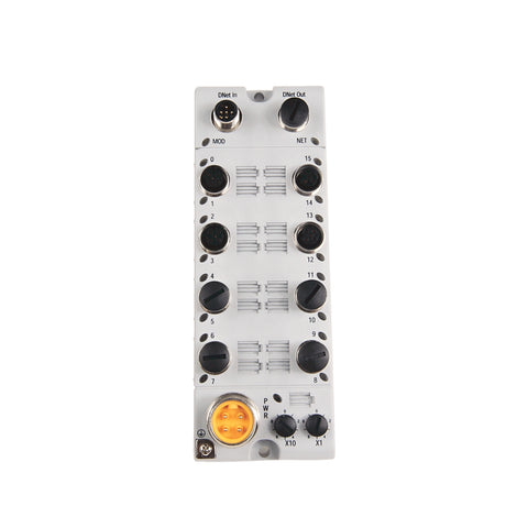 Allen-Bradley 1732D-OB16M12M12 DeviceNet output module, 16 outputs, 2A, 24V DC, M12 connectors, IP67