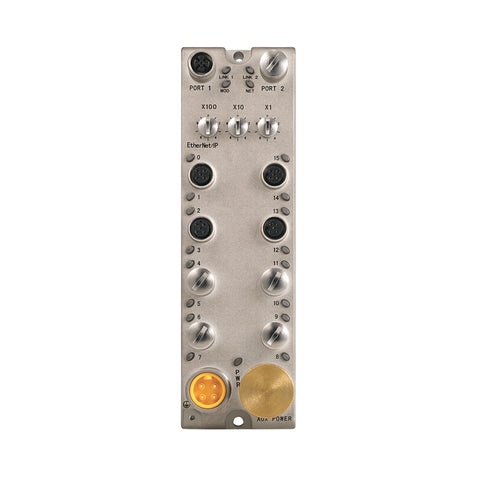 Allen-Bradley 1732E-16CFGM12QCWR WeldBlock I/O, 16-point, EtherNet/IP, Quick Connect, M12, IP67