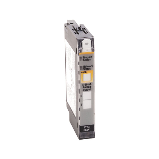 1734-OE2C Allen Bradley two-channel analog output module designed for precise control in industrial automation applications.