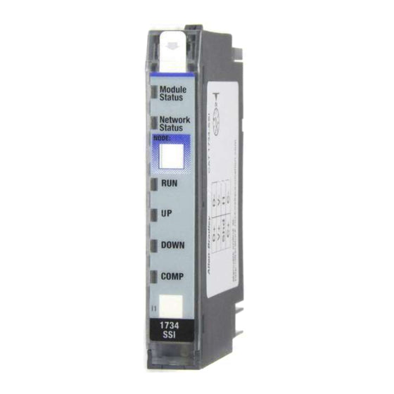 1734-SSI Allen Bradley compact and high-performance input module designed for seamless integration into industrial automation systems. - DDPARTS SOLUTION