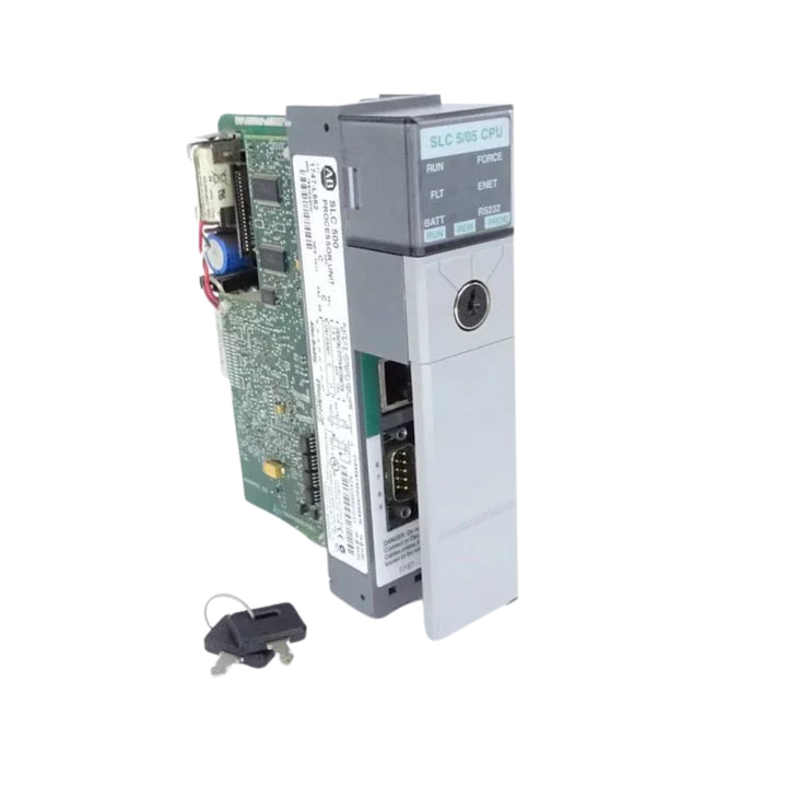 1747-L552/C, processador Allen-Bradley SLC 500/05, ideal para controle de processos industriais em automação e controle de sistemas.