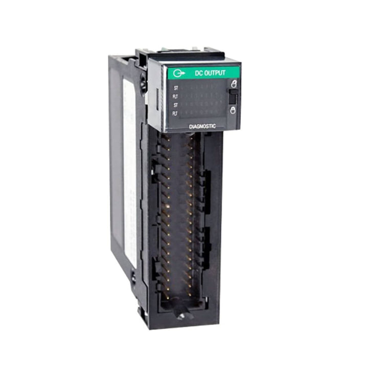 Allen-Bradley 1756-OB16D DC output module, 16 points, 19–30V DC, with point-level diagnostics. For ControlLogix systems.