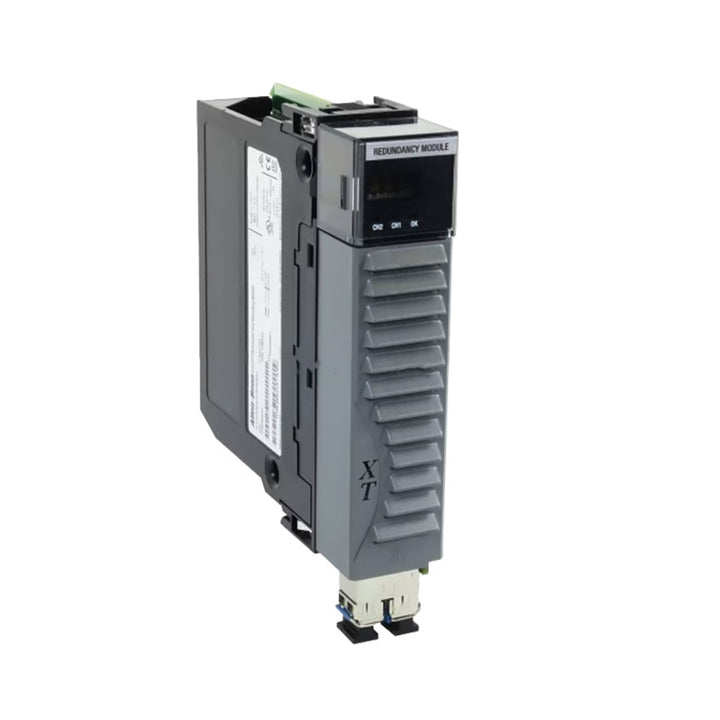 Allen-Bradley 1756-RM2XT redundancy module, SIL2, 1 TX/1 RX fiber, up to 10 km and 1000 Mbps, -25 to +70 °C, ControlLogix.