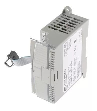 Módulo de salida analógica compacto 1762-OF4 Allen Bradley diseñado para sistemas PLC MicroLogix, que ofrece cuatro canales con señales de voltaje o corriente configurables para aplicaciones de control industrial precisas.