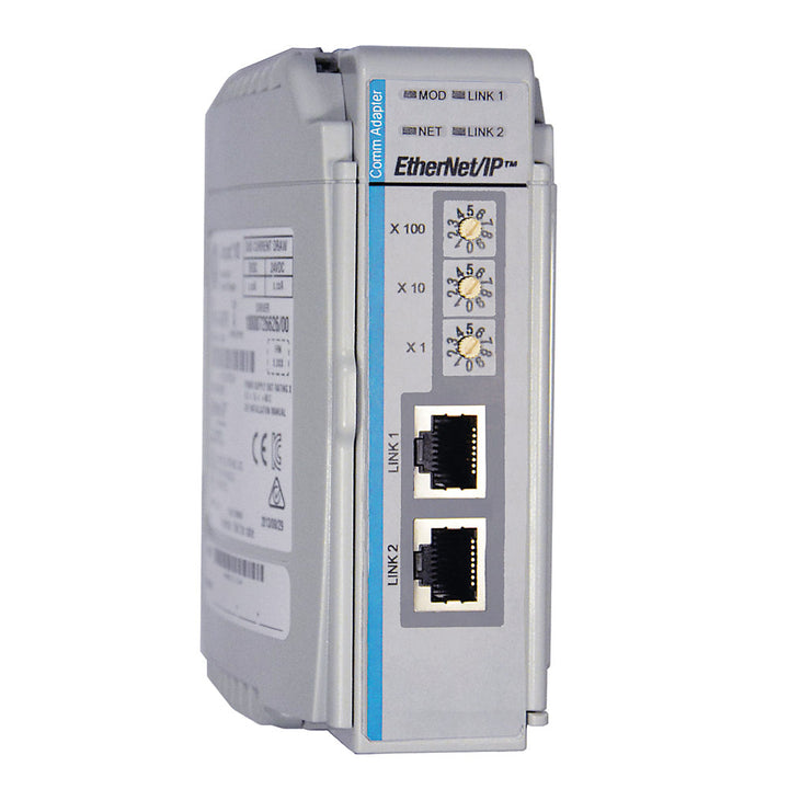 1769-AENTR Allen Bradley compact EtherNet/IP adapter module designed for seamless integration into industrial automation systems, providing reliable network connectivity and advanced diagnostic capabilities. - DDPARTS SOLUTION