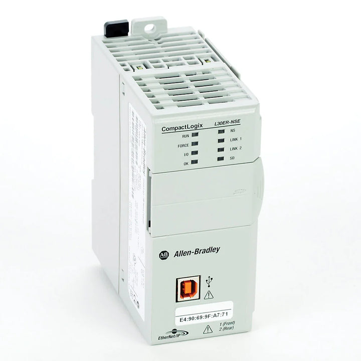 1769-L30ER Allen Bradley compact and high-performance programmable automation controller designed for industrial applications, featuring advanced communication capabilities, integrated I/O support, and a user-friendly programming environment. - DDPARTS SOLUTION