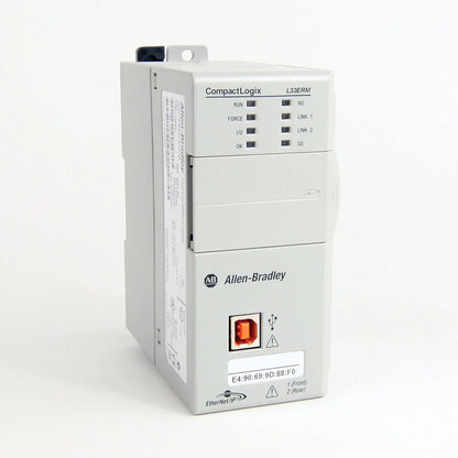 1769-L33ERM Allen Bradley high-performance programmable automation controller designed for industrial applications, featuring a compact design, robust processor, and extensive communication capabilities.