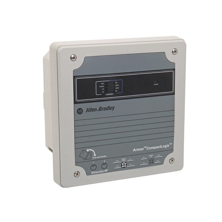 Allen-Bradley 1769-L33ERMO CompactLogix IP67 controller, 2MB, dual Ethernet ports, on-machine control