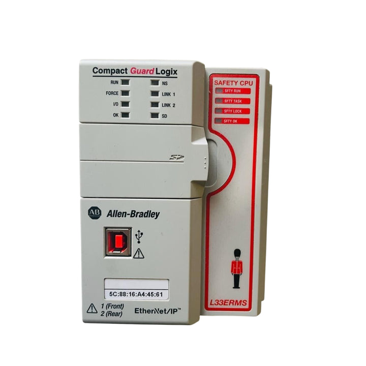 Allen-Bradley 1769-L33ERMSK GuardLogix controller with 2MB memory, 1MB safety, CIP motion, conformal coating