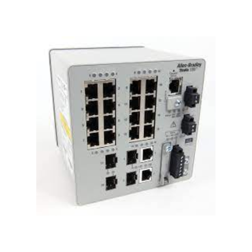 1783-BMS20CGP Allen Bradley high-performance industrial networking device, seamlessly integrating Gigabit Ethernet, Power over Ethernet support, and advanced management tools for resilient and efficient automation networks.