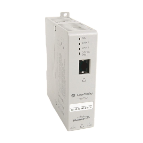 1783-ETAP1F Allen Bradley rugged and compact industrial Ethernet switch, featuring advanced managed capabilities, multiple Ethernet ports for flexible connectivity, and robust security features, ensuring reliable and efficient performance.