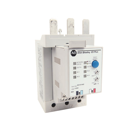 Allen-Bradley 193-EC3ZZ E3 Plus electronic overload relay, 9–5000A, 4 inputs, 2 outputs, DeviceLogix