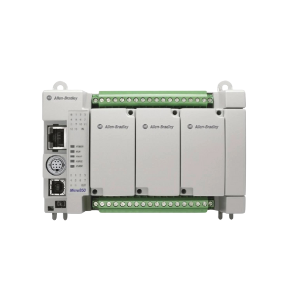 Allen-Bradley 2080-L50E-24AWB Micro820 PLC, 24 I/O, Ethernet/IP, Modbus TCP