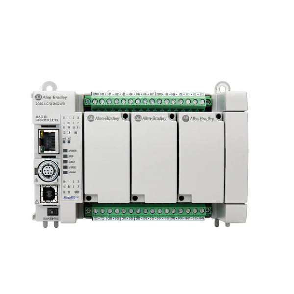 Allen-Bradley 2080-LC70-24QWB Micro870 PLC with Embedded 24 I/O