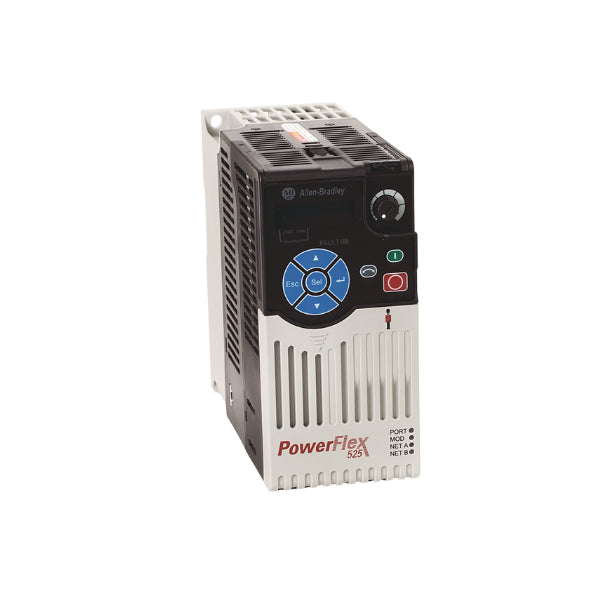 25B-A4P8N104 PowerFlex 525 AC Drive, 200-240V AC, 1 Phase, 4.8 Amps, 1 Hp, 0.75 kW, IP20 NEMA / Open Type, Frame A