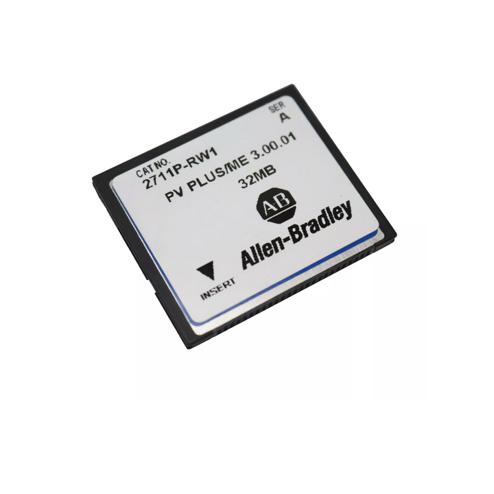 2711P-RW1, cartão de memória CompactFlash Allen-Bradley para terminais PanelView Plus, ideal para backup e armazenamento.
