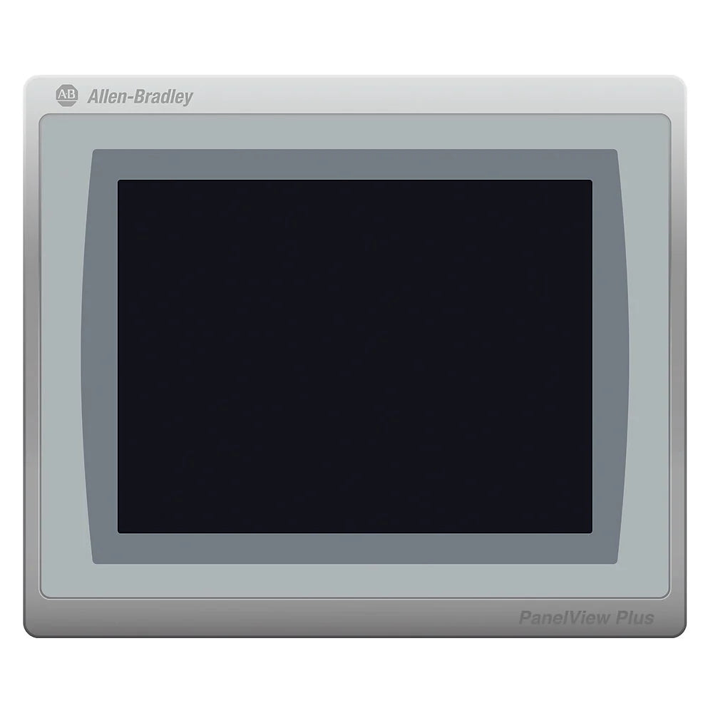 2711P-T10C21D8S Allen Bradley 10-inch color touchscreen HMI designed for industrial applications, featuring advanced performance and versatile communication options.