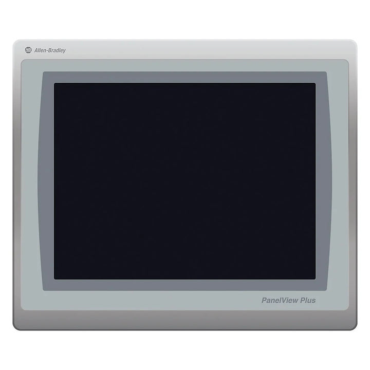 2711P-T10C22D9P Allen Bradley 10-inch touchscreen HMI panel for industrial applications with Ethernet/IP connectivity and compatibility with FactoryTalk View Studio software. - DDPARTS SOLUTION