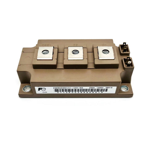 Fuji 2MBI200VH-120-50 IGBT module, 200 A, 1200 V, dual-pack, insulated baseplate, for inverters 