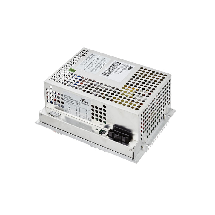 ABB 3HAC026253-001 FlexPendant docking station for IRC5 controller with secure mount and charging.