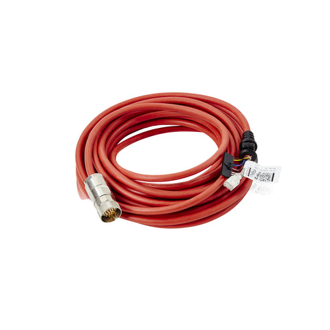 ABB 3HAC031683-001 teach pendant cable, 10 m, for IRC5 robot controllers in industrial automation systems.