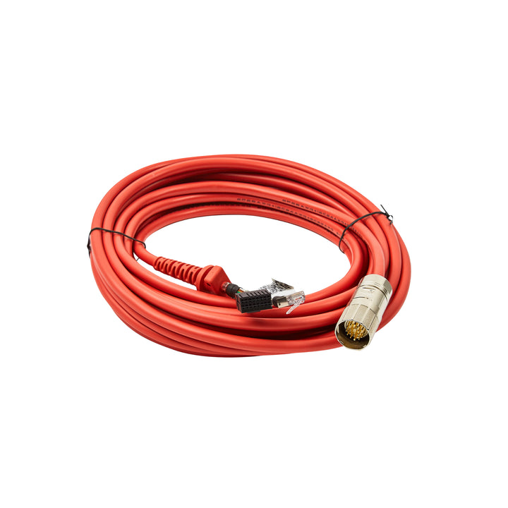 ABB 3HAC064448-001 FlexPendant cable support strain relief for IRC5 controller, durable protection component.