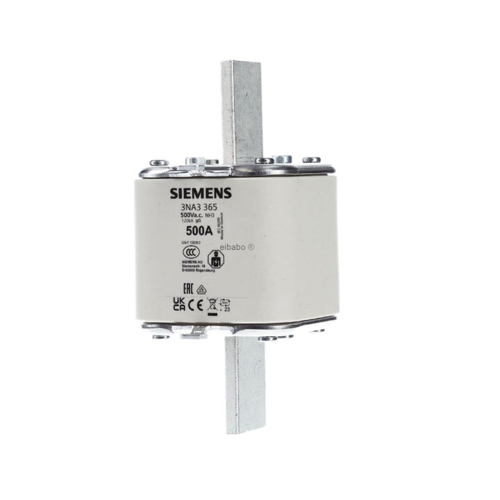 Siemens 3NA3365 LV HRC fuse link, NH design, industrial protection