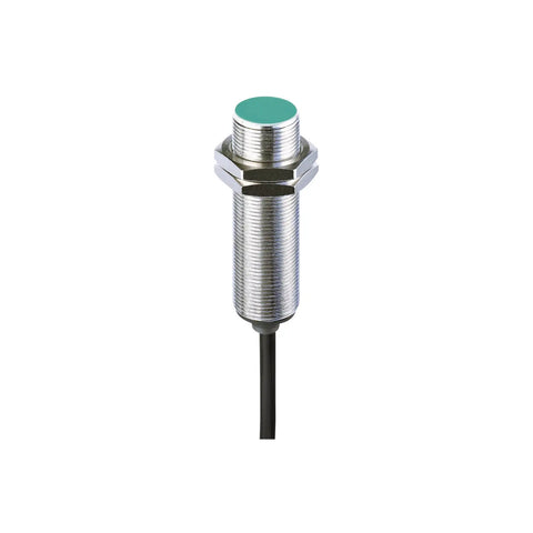 Pepperl+Fuchs 3RG4013-0KB00 M30 inductive sensor, 15 mm range, PNP normally open output, IP67-rated for industrial use.