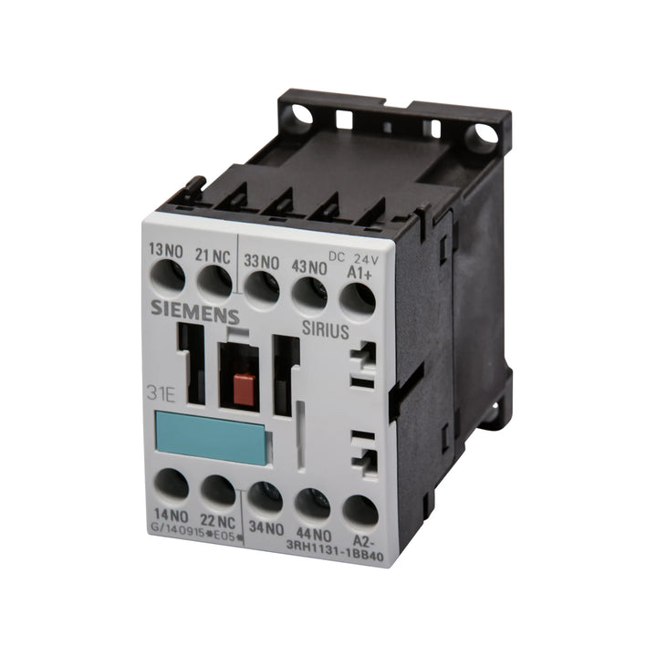 Relé de control Siemens 3RH1131-1BB40 | SIRIUS, 24 V CC, 4 NA