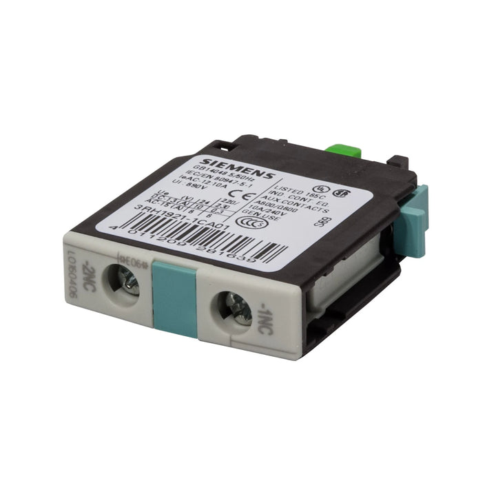 Siemens 3RH1921-1CA01 | SIRIUS Auxiliary Contact Block, 1NO +